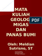 Geologi Migas Dan Panas Bumi + Foto Dan Gambar (Mid Semester)