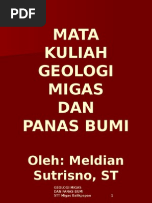 Geologi Migas Dan Panas Bumi Foto Dan Gambar Mid Semester