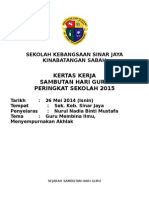 Kertas Kerja Sambutan Hari Guru SK Sinar Jaya