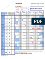 2015-2016 School Calendar