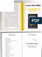13.- Miller, J.a. (2000) La Transferencia Negativa. 49p