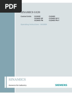 Siemens CU240 Control Units Manual