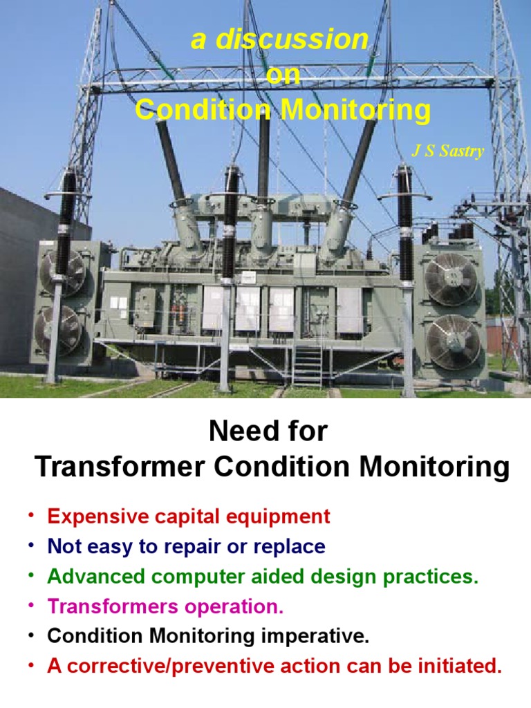 Transformer Condition Monitoring PDF Transformer Ethylene