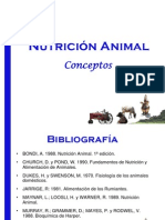 Clases Nutrición Animal Conceptos Basicos