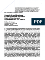 Cross-Cultural Business Communications Research PDF