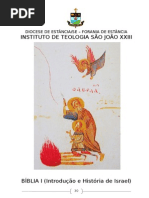 Bíblia I Introdução e História de Israel Apostila (1)
