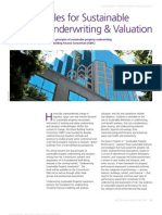 Sustainability-Property Underwriting & Valuation