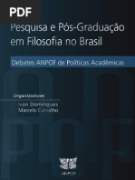 Pesquisa e Ps-Graduao Em Filosofia No Brasil ANPOF 2015