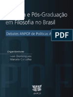 Pesquisa e Ps-Graduao Em Filosofia No Brasil ANPOF 2015