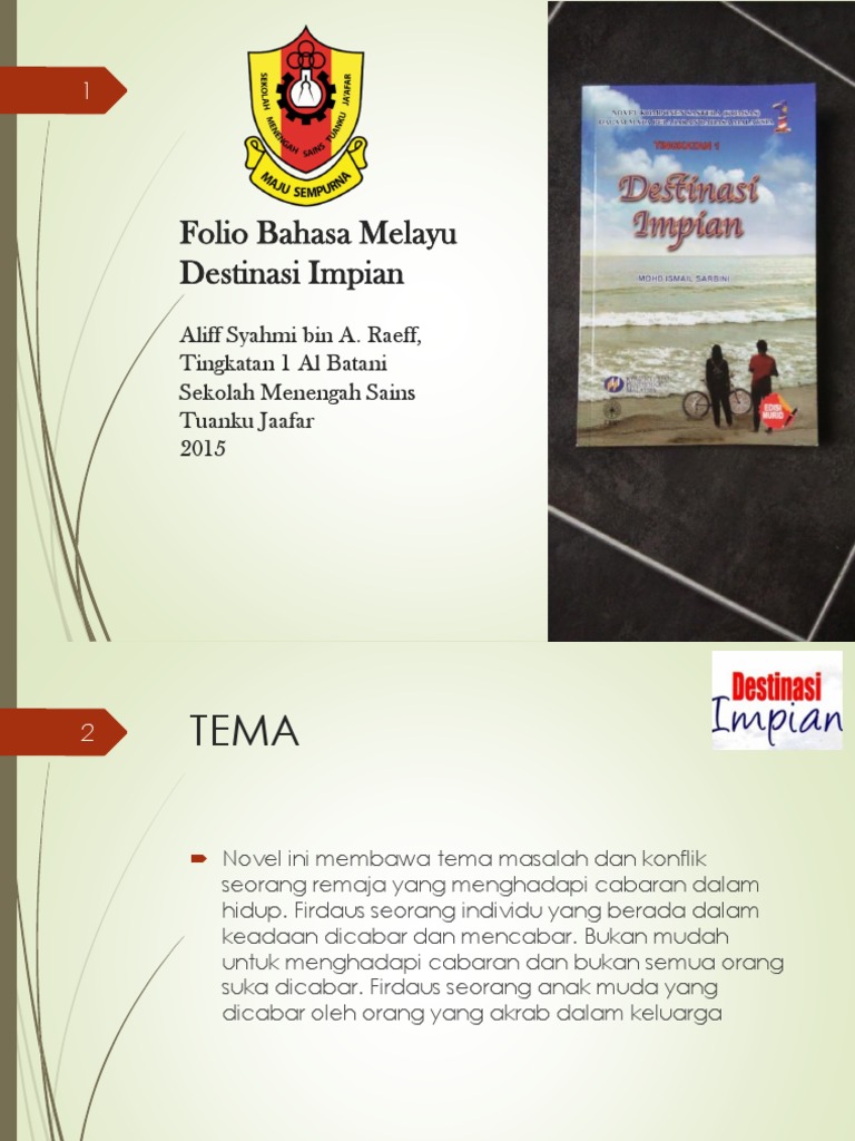 Destinasi Impian Aliff Pdf