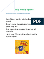 Incy Wincy Spider