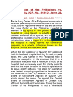 Lung Center of The Philippines vs. Quezon City