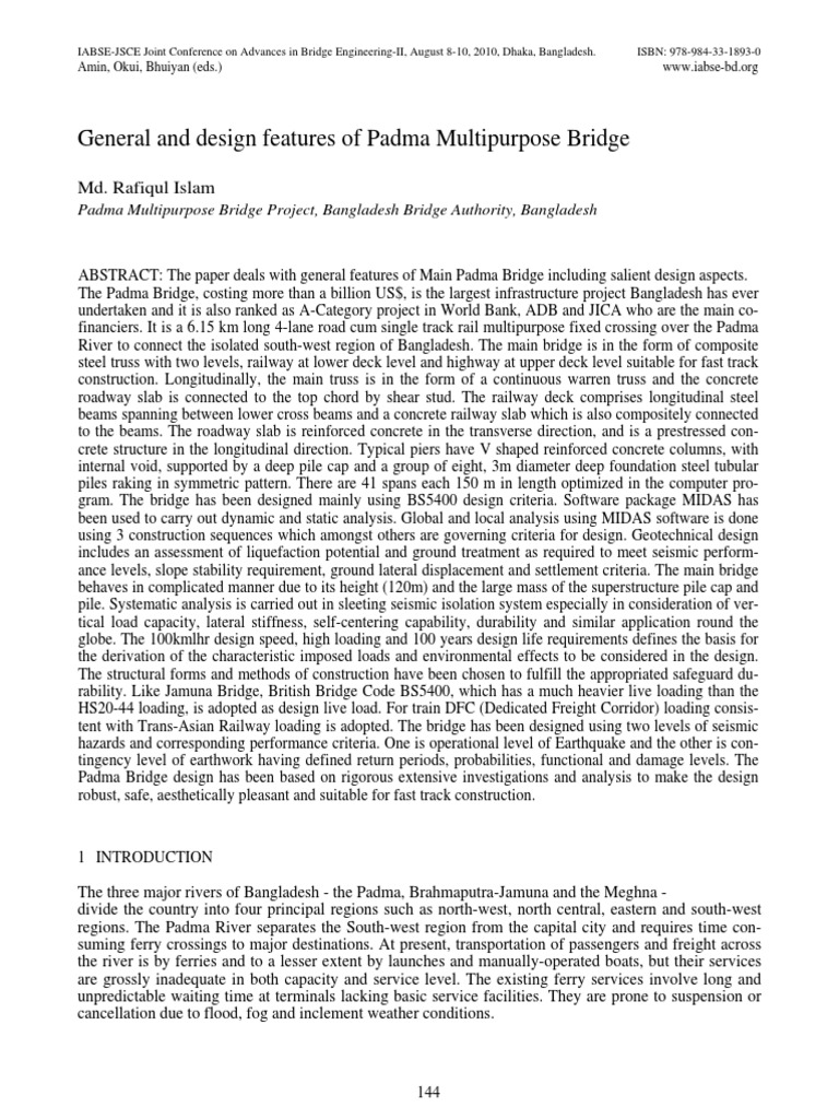 Padma bridge last update image