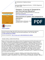 Conjunctions of Power and Comparative EducationConjunctions of Power and Jcomparative EducationConjunctions of Power and Jcomparative Education