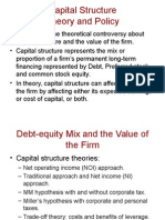  Capital Structure Theories