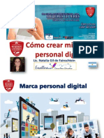 Cómo Crear La Marca Personal Digital por Natalia Gil de Fainschtein