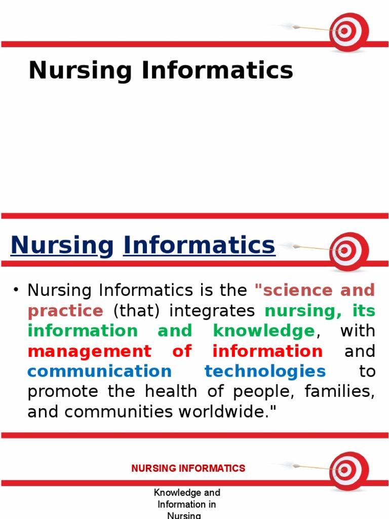 Nursing Informatics | PDF | Electronic Health Record | Health Informatics