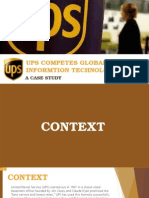 Ups Competes Globally With Information Technology