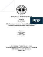 Perangkat Pembelajaran II Tentang Elastisitas Lengkap DGN Instrumen Penilain