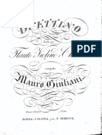 Giuliani - Duettino Facile Per Chitarra & Flauto o Violino, Op.77 PDF
