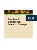Pew Research: The Millennials - Confident. Connected. Open To Change.