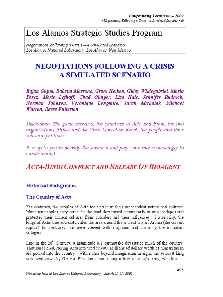 Negotiations | PDF | Politics
