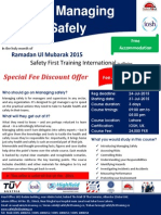 IOSH Managing Safely: Special Fee Discount Offer