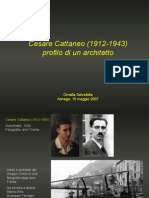 Cesare Cattaneo (1912-1943) - Profilo Di Un Architetto