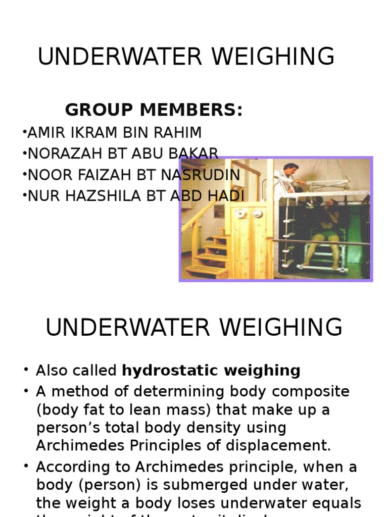 UNDERWATER WEIGHING.pptx