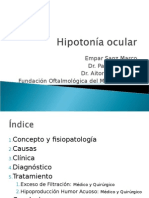 Hipotonaocular