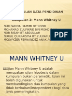 Mann Whitney U