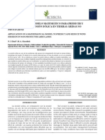 Modelo matemático para predecir y reducir erosión eólica