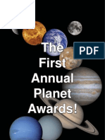 The First First Annual Annual Planet Planet Wards! A Awards!