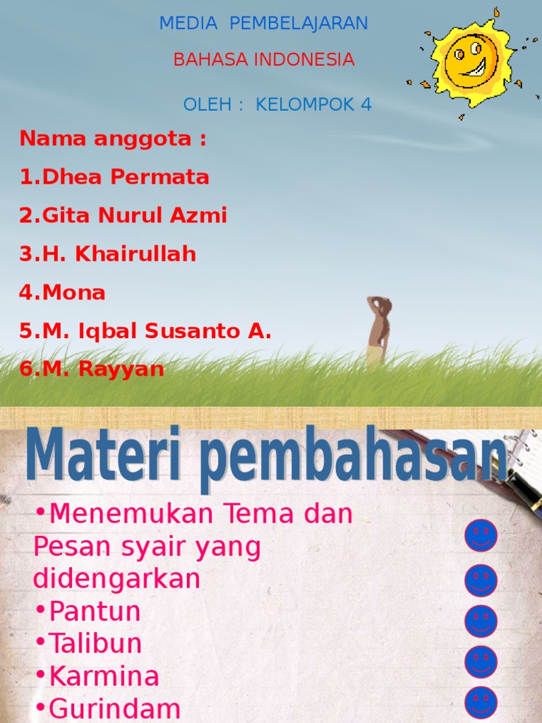Unduh Gratis Gambar Ppt Pembelajaran Syair Terbaru by Cikimm.com