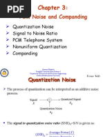 PCM Noise and Companding