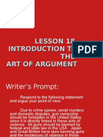 Introduction to the Art of Argument