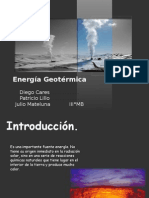 Energía Geotérmica