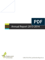 Parkland College 13 14 Annual Report 12.10.14