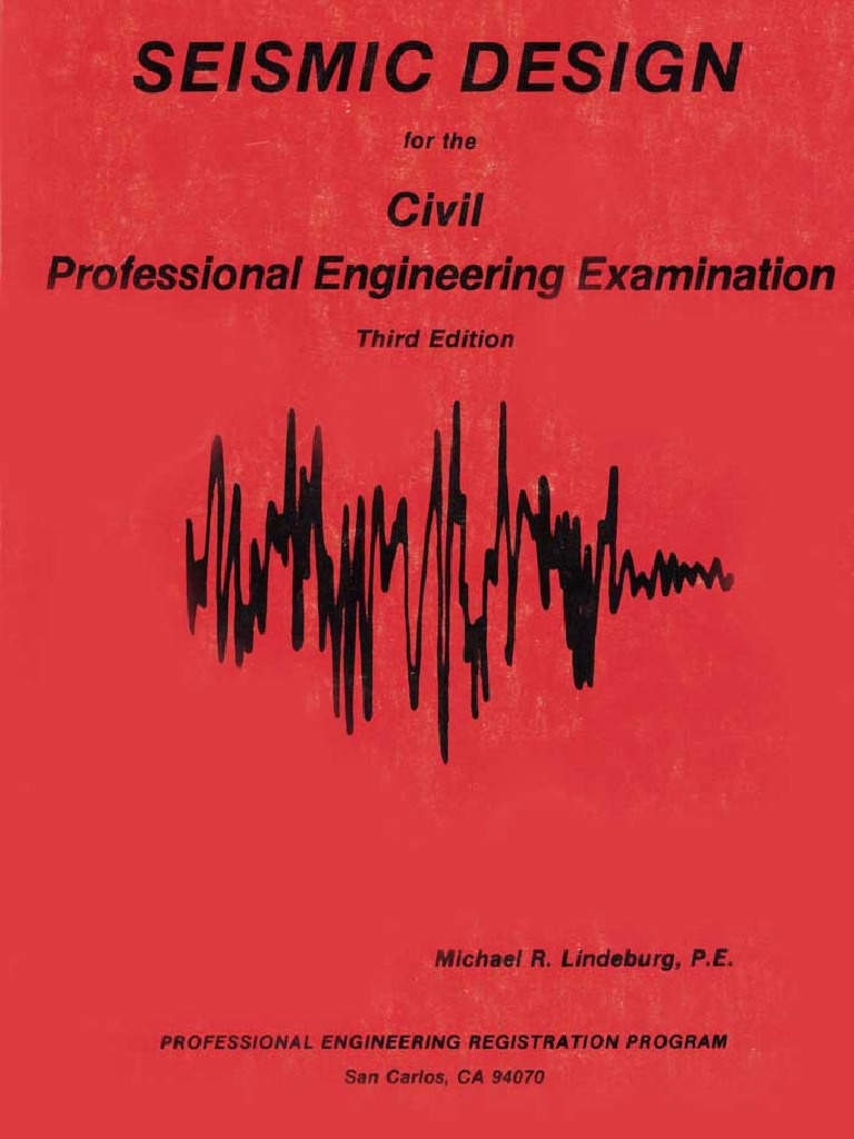 Seismic Design For The Civil Professional Engineering Examination Third ...