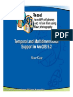 Temporal and Multidimensional Support in Arcgis 9.2