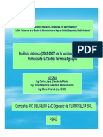 10 Análisis Histórico de La Confiabilidad