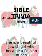Bible Trivia: All About WOMEN in The Bible