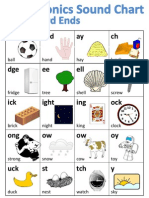 Phonics Sounds Chart Word Ends