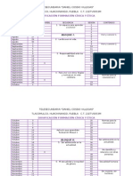 Dosificacion Formacion Civica y Etica