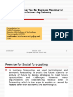 Social Forecasting - Relevance in