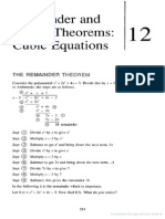 Ch12 Remainder Theorm