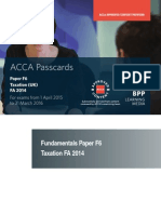 ACCA F6 - Tax FA 2015 Passcards 2015