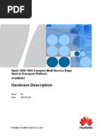 OptiX OSN 1800 Hardware Description(V100R003)
