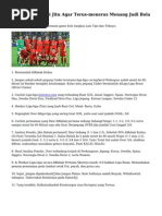 Download Tips dan Strategi Jitu Agar Terus-menerus Menang Judi Bola by klikinfobagus SN274031318 doc pdf