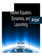 Rocket Equation and Launch Dynamics